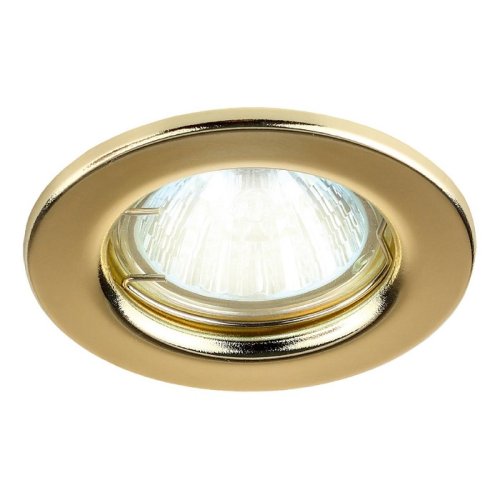 Светильник встраиваемый Smartbuy GU5.3 12В 50Вт Золото картинка 